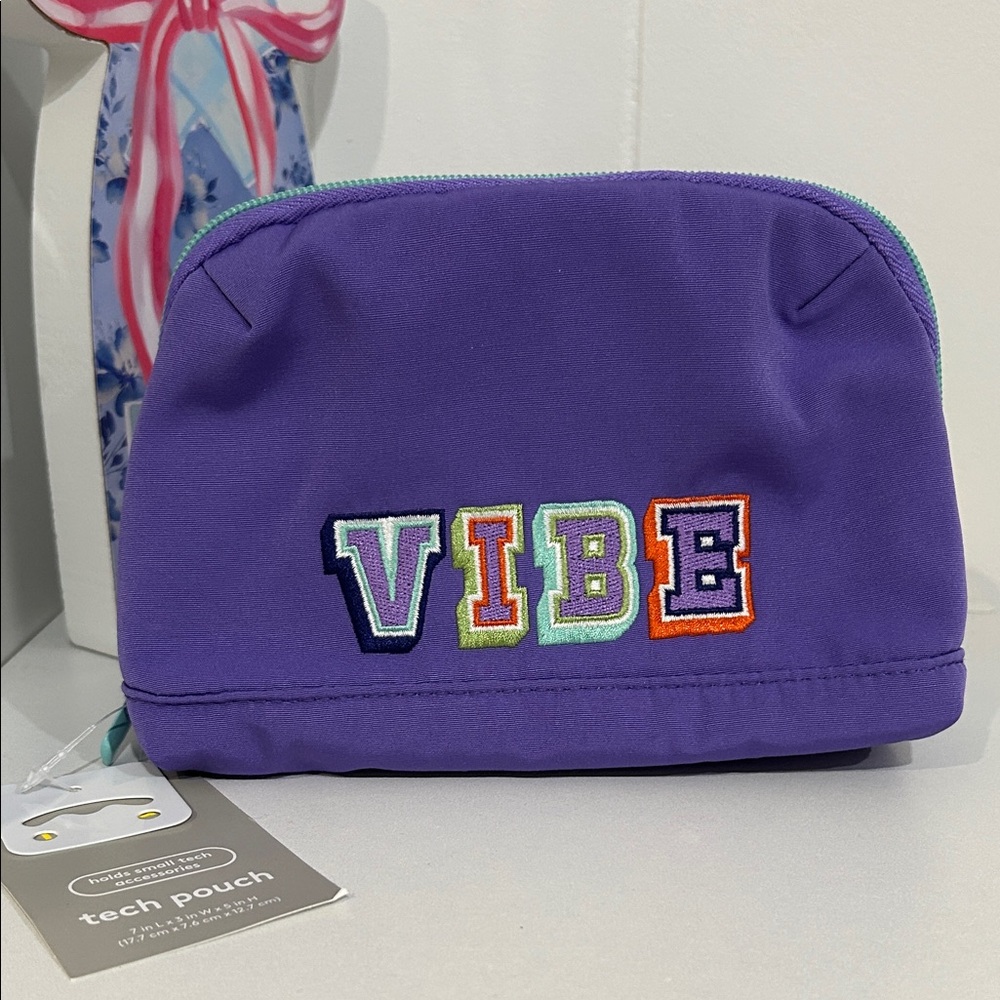 heyday Purple 'VIBE' Tech Pouch